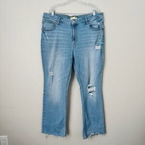 Maurice’s Goldie Blues High Rise Cheeky Slim Boot Cut Jeans Women’s Size 18W
